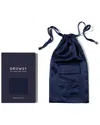Drowsy 22 Momme Silk Pouch In Blue