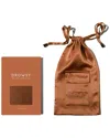 Drowsy 22 Momme Silk Pouch In Brown