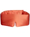 Drowsy 22 Momme Silk Sleep Mask In Orange