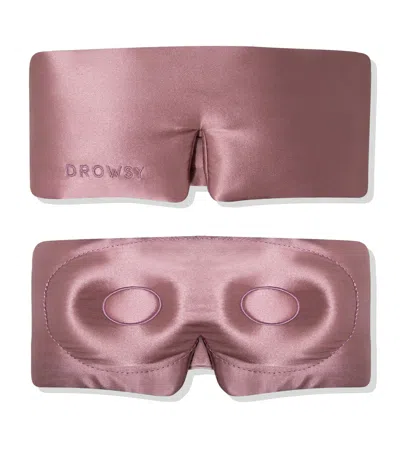 Drowsy Mulberry Silk Lash Cocoon Sleep Mask In Pattern