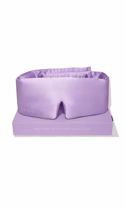 Drowsy Original Silk Sleep Mask - Lavender Haze In Purple