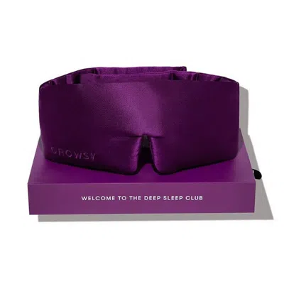 Drowsy Original Silk Sleep Mask - Purple Martini