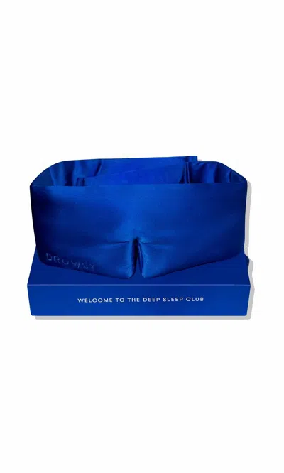 Drowsy Original Silk Sleep Mask - Royal Blue
