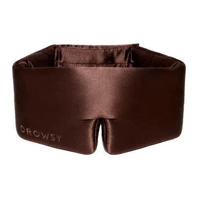 Drowsy Original Silk Sleep Mask - Cocoa Glow