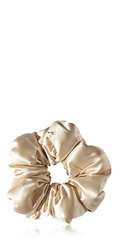 Drowsy Pillow Scrunchie Dusty Gold In Neutral