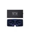 Drowsy 22 Momme Silk Eyelash Protecting Sleep Mask In Multi