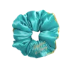 Drowsy Silk Padded Scrunchie In Blue