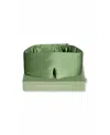 Drowsy 22 Momme Silk Sleep Mask In Green