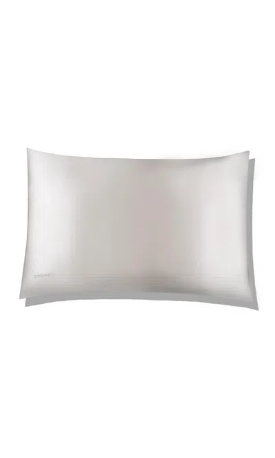 Drowsy Silk Standard Pillowcase - Akoya Pearl