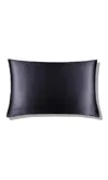 Drowsy Silk Standard Pillowcase - Moonlight Shadow In Gray