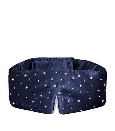 Drowsy Silk Swarovski Crystal Sleep Mask