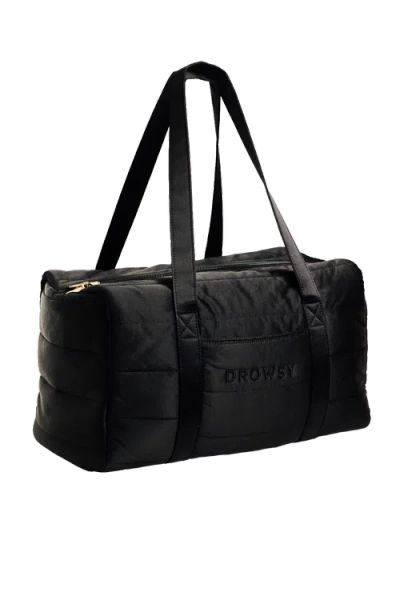 Drowsy Silk Weekeneder In Black