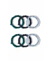 Drowsy Skinny Scrunchie, Set Of 6