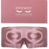 Drowsy Sleep Co . Eyelash Protecting Sleep Mask In Damask Rose