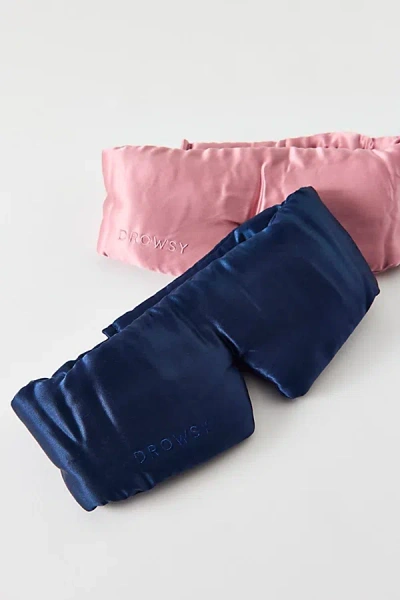 Drowsy Sleep Co Eyelash Protecting Sleep Mask In Blue At Urban Outfitters In Multi