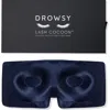 Drowsy Sleep Co . Eyelash Protecting Sleep Mask In Midnight Blue