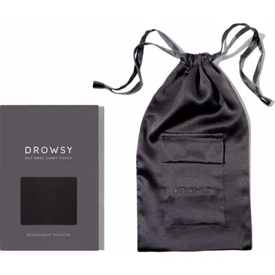 Drowsy Sleep Co . Silk  Carry Pouch In Moonlight Shadow