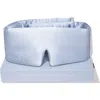 Drowsy Sleep Co . Silk Sleep Mask In Blue Belle