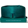 Drowsy Sleep Co . Silk Sleep Mask In Green Sapphire