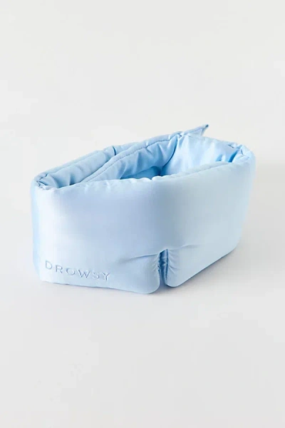 Drowsy Sleep Co Silk Sleep Mask In Blue Belle At Urban Outfitters