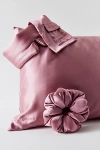 Drowsy Sleep Co The New Rose Silk Sleep Set In Rose At Urban Outfitters In Pink