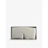 Drowsy Sleep Co Womens Akoya Pearl Akoya Padded Silk Sleep Mask In Akoya Pearl