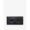 Drowsy Sleep Co Womens Brand-embroidered Padded Silk Sleep Mask Moonlight Shadow In Moonlight Shadow