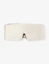 Drowsy Sleep Co Brand-embroidered Padded Silk Sleep Mask In Pipe Dreams Dusky/black