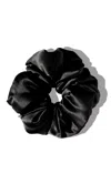 Drowsy Xxl Padded Scrunchie - Black Jade In Black