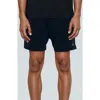 D.rt Embroidered Cotton Terry Shorts In Black