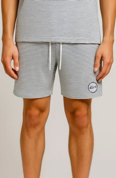 D.rt Vacay Stripe Cotton Terry Shorts In Multi
