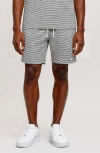 D.rt Vacay Stripe Drawstring Shorts In White