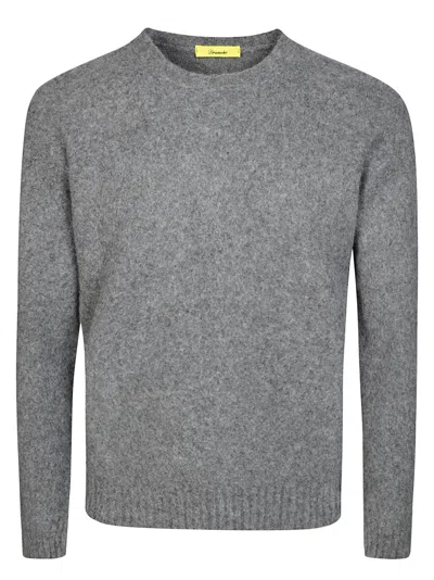 Drumhor Maglia Girocollo Grattato In Gray