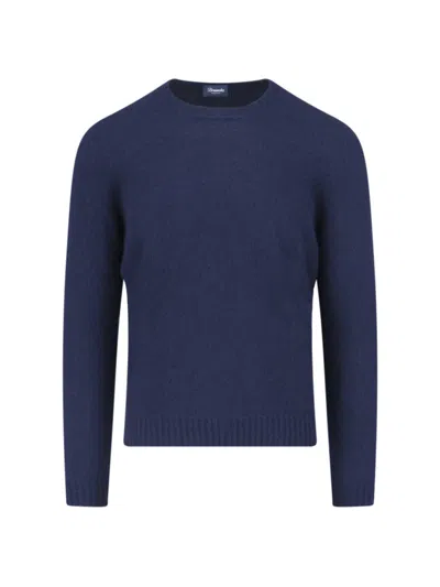 Drumohr - Classic Sweater In Blue