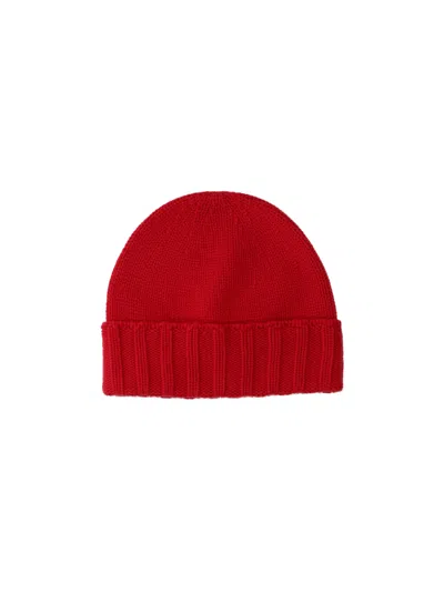 Drumohr 100% Cashmere Hat For Men In Red