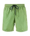 Drumohr All-over Print Swim Shorts In Green