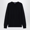 DRUMOHR ANTHRACITE GREY MERINO WOOL SWEATER