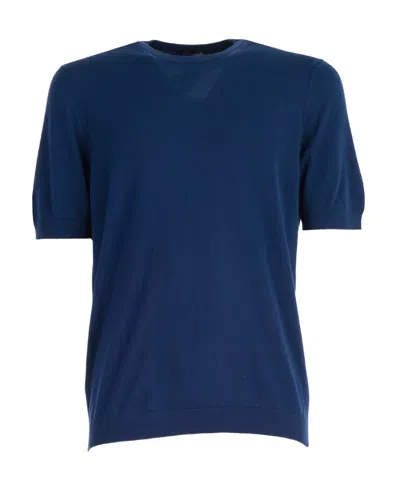 Drumohr Basic T-shirt In Blue