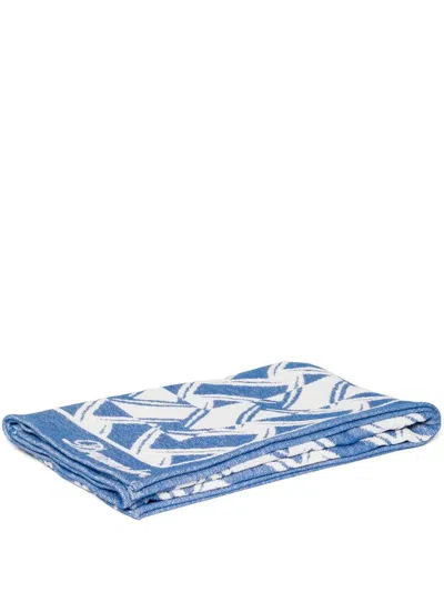 Drumohr ` Beach Towel In Blue