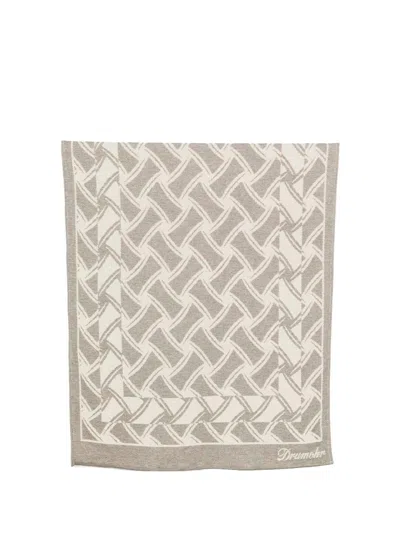 Drumohr Beach Towel In Neutral