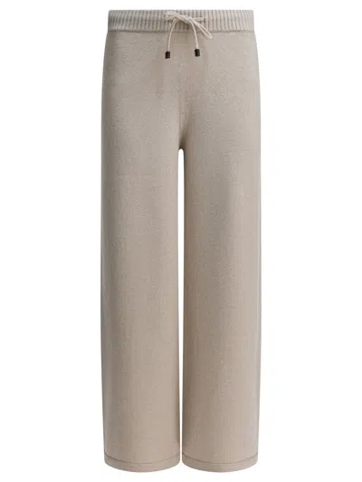 Drumohr Beige Cashmere Trousers