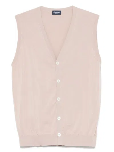 DRUMOHR BEIGE COTTON VEST