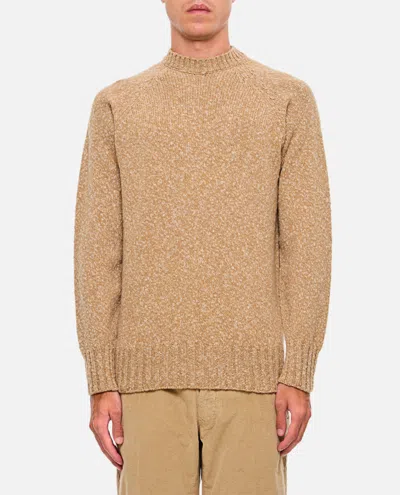 DRUMOHR BEIGE ROUND NECK PULLOVER