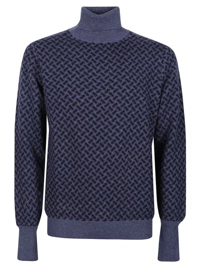 Drumohr Turtleneck Sweater In Fantasia
