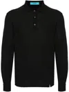 Drumohr Polo Shirt With Logo In Black