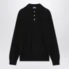 Drumohr Black Cotton Polo Shirt