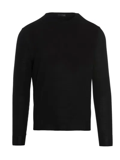 Drumohr Black Gauge 18 Sweater