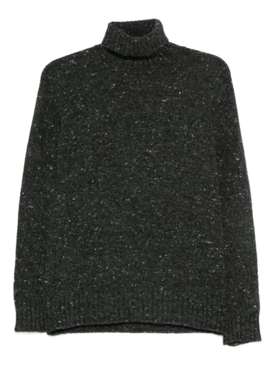 DRUMOHR BLACK TURTLENECK LONG SLEEVES SWEATER