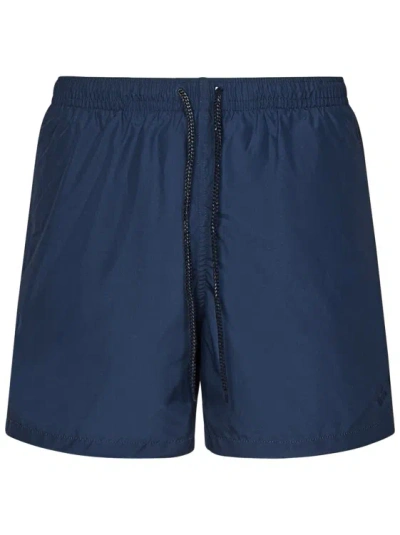 Drumohr Blue Nylon Swim Shorts