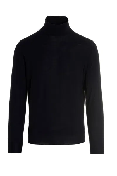DRUMOHR BLUE POLO NECK SWEATER